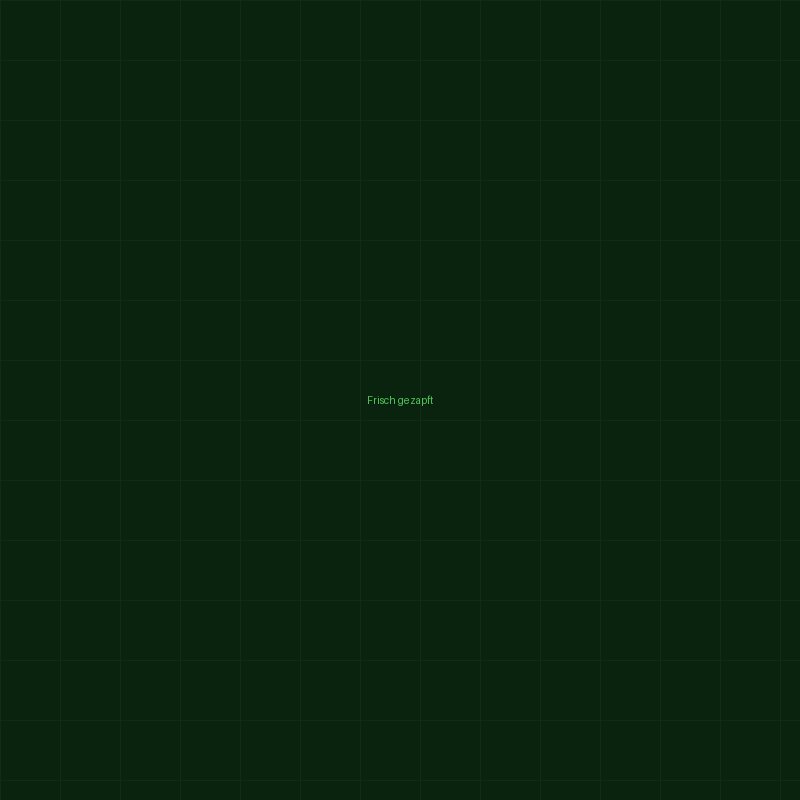 Frisch gezapftes Bier